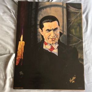Dracula art print 18x24 (packaged will be rolled up) some creases